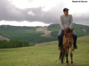 Mike on a horse