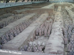 A dusty army