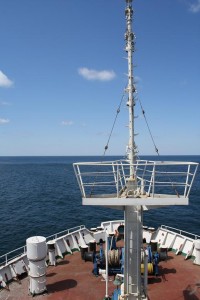Top of the Akidemik on the Caspian Sea Ferry